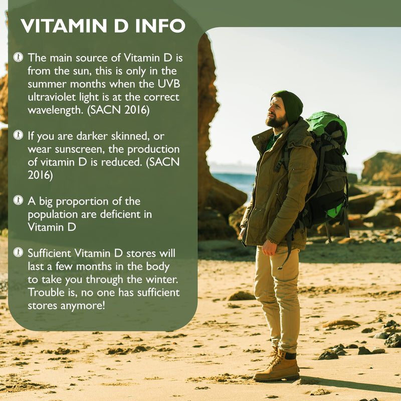 [Australia] - Barefoot Nutrition - Vitamin D3 Complete 4000 IU, With Vitamin K2 MK-7, Magnesium, Boron & Zinc Supplement, High Strength Formula for Bone and Normal Health Function, 60 Capsules 