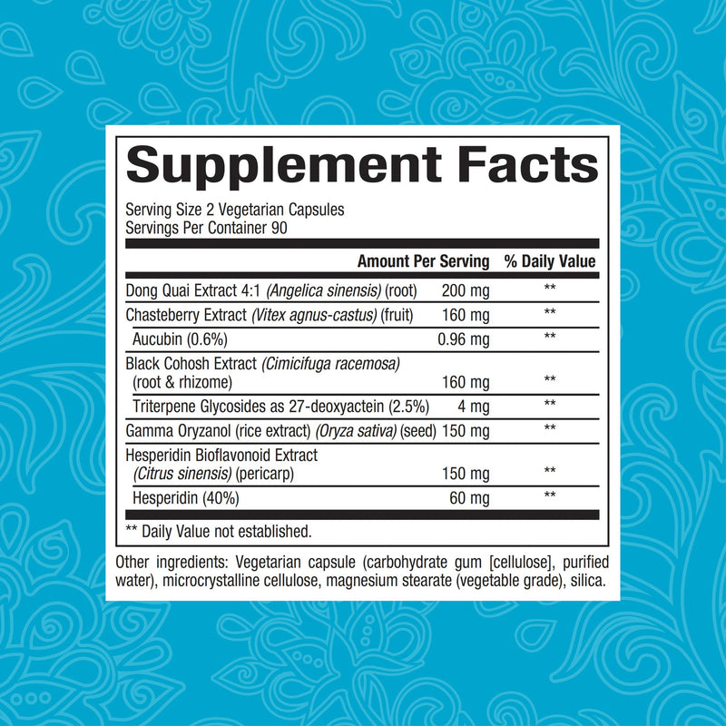 [Australia] - WomenSense MenoSense by Natural Factors, Natural Supplement to Help Improve Menopause Symptoms, Vegan, Non-GMO, 180 capsules (90 servings) 180 Count (Pack of 1) Standard Packaging 