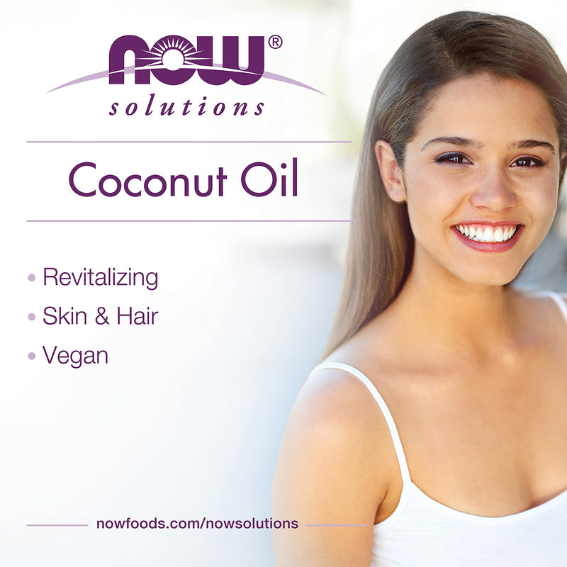 [Australia] - NOW Solutions, Coconut Oil, Naturally Revitalizing for Skin and Hair, Conditioning Moisturizer, 7-Ounce 7 Fl Oz (Pack of 1) 