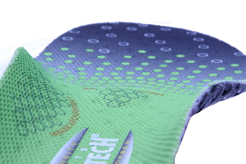 [Australia] - Pro11 Hydro-Tech Sports Orthotic Insoles with Dual layer Impact shell absorber and Metatarsal Support System (8-12, Green) 