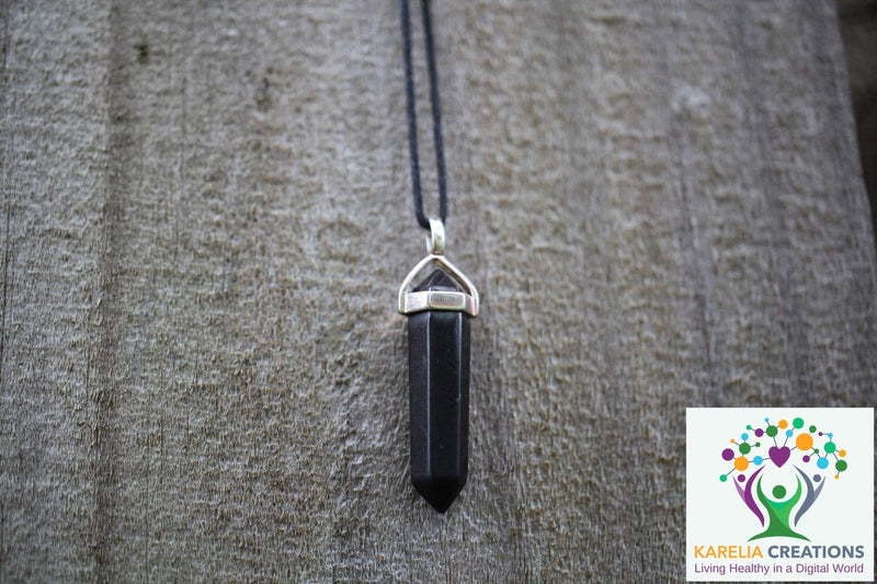 [Australia] - Karelia Creations 5-Point Shungite Pendant Necklace - 5G EMF Radiation Protection Shield Blocker 