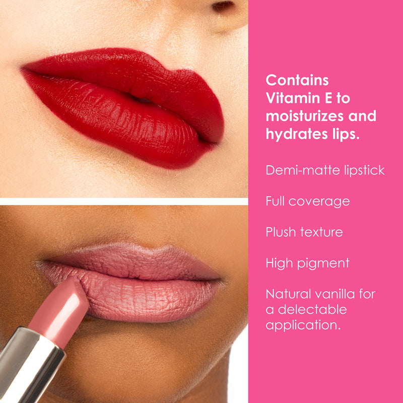 [Australia] - Winky Lux Matte Lip Velour, 24-Hour Long Lasting Lipstick, Hydrating with Castor Seed Oil and Vanilla for Everyday Wear. 0.14 Oz, Pippy 