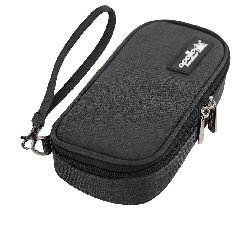[Australia] - Apollo Walker Insulin Cooler Travel Case Diabetic Medication Cooler (Black) Black-small 