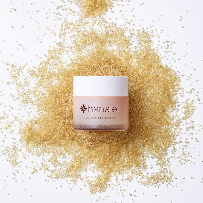 [Australia] - Vegan and Cruelty-Free Sugar Lip Scrub Exfoliator by Hanalei – Made with Hawaiian Cane Sugar, Kukui Oil, and Shea Butter to Exfoliate, Smooth, and Brighten Lips Made in the USA (22 g) 