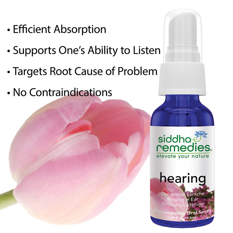 [Australia] - Siddha Remedies Hearing | Ear Ache Medicine for Adult Ear Pain | Earache Homeopathic Medicine for Earache Relief, Ear Ringing Relief & Buzzing in Ear | Non GMO, Alcohol Free, Gluten Free, Sugar Free 