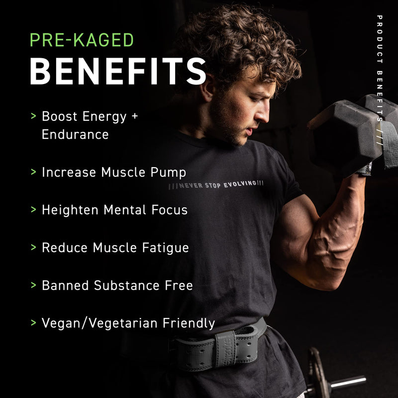 [Australia] - Pre Workout Powder; KAGED MUSCLE Preworkout for Men & Pre Workout Women, Delivers Intense Workout Energy, Focus & Pumps; Supplements, Berry Blast, Natural Flavors 