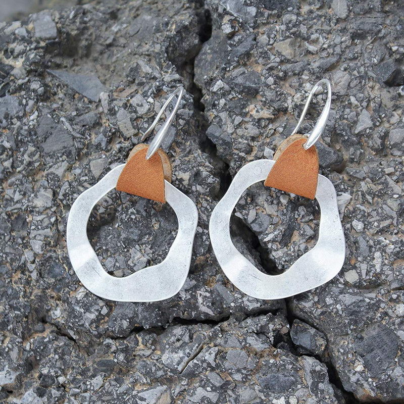 [Australia] - CrownUS Women Hoop Earring for Girls Dangle Drop Packs Boho Ear Jewelry ER001 