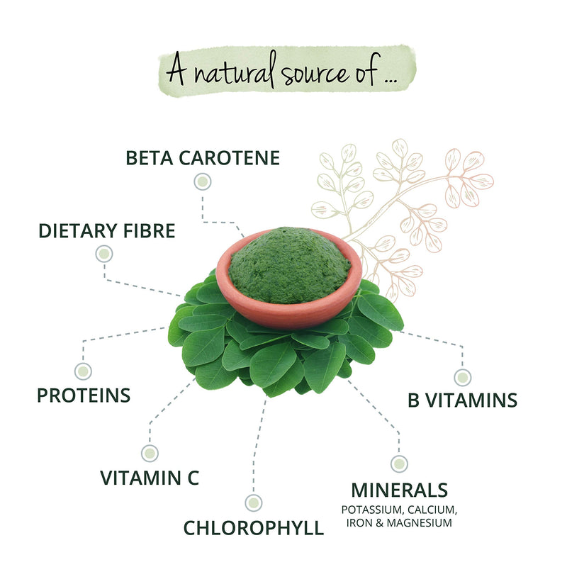 [Australia] - Organic Moringa Oleifera 1800mg Vegavero® | 270 Capsules | Pure Moringa Leaf Powder from Sri Lanka | Vegan & NO Additives | Natural Source of Proteins, Vitamins & Minerals 
