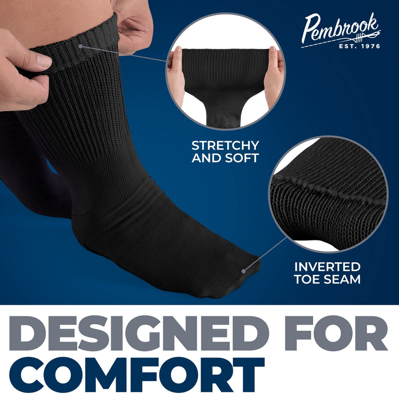 [Australia] - Pembrook Extra Wide Socks and Diabetic Ankle Socks Bundle 