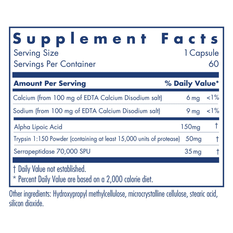 [Australia] - Allergy Research Group - Biofilm Neutralizer with EDTA - 60 Delayed-Released Vegetarian Capsules 