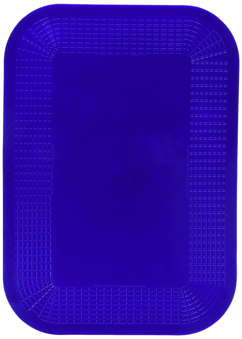 [Australia] - Dycem Non Slip Rectangular Pad, Grip Assistance, Stop Cutlery, Cups and Objects from Rolling or Sliding, Perfect for Eating, Studying or Activities, Wheelchair Accessories Blue 35 x 25 cm - Rectangular Single 