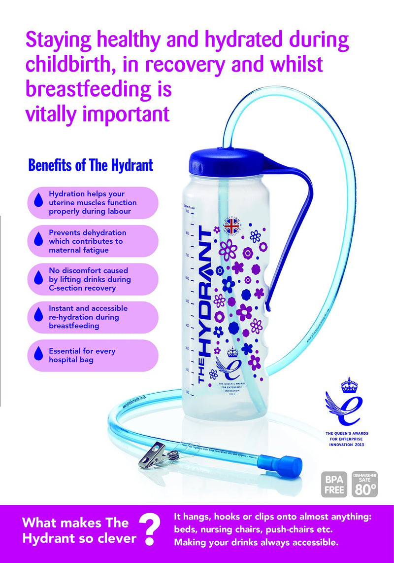 [Australia] - The Maternity Hydrant Hands Free Drinking aid for Pregnancy, Labour, Breastfeeding and Maternity Recovery 