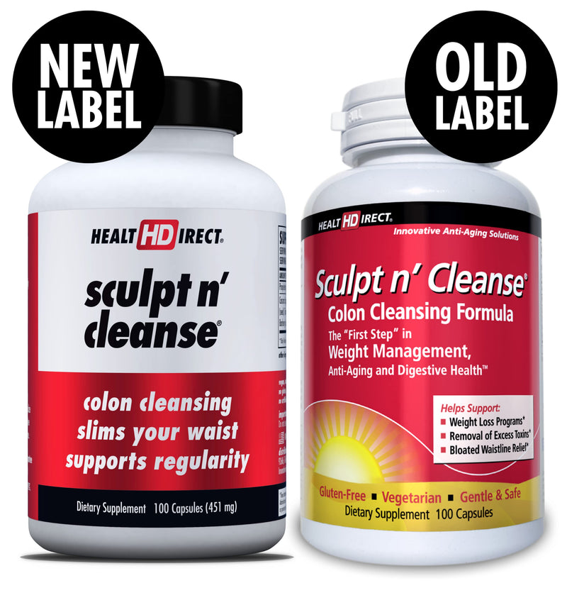 [Australia] - Sculpt n' Cleanse 100ct: Colon Cleanse, Detox, Weight Loss & Increased Energy Supplement | Vegan | Non GMO 100 Count (Pack of 1) 