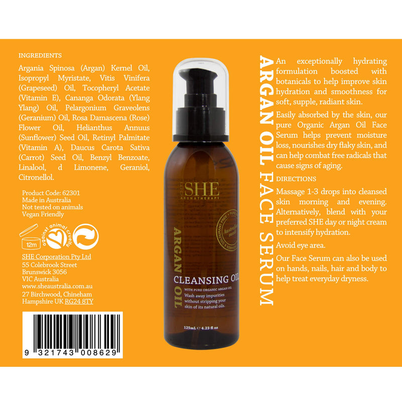 [Australia] - Om SHE Aromatherapy Argan Oil Cleansing Oil 