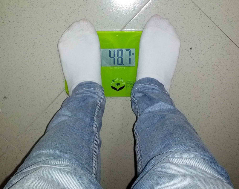 [Australia] - NewlineNY Auto Step On Super Mini Smallest Travel Bathroom Scale SBB0638SM (Black) Black 