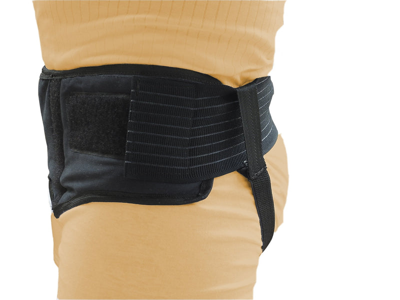 [Australia] - Wonder Care - Inguinal Hernia Support Belt Inguinal Truss Brace Postoperative Hernia Analgesia, 2 Compression Pressure Foam Pads, Adjustable Elastic Strap - A107 L Large (Pack of 1) 