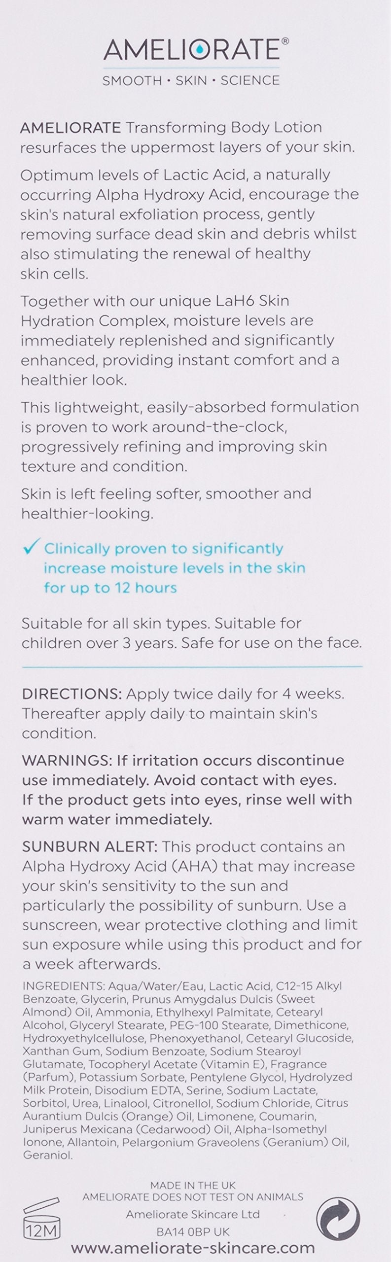 [Australia] - AMELIORATE Transforming Body Lotion 100 ml (Packaging May Vary) 100 ml (Pack of 1) 