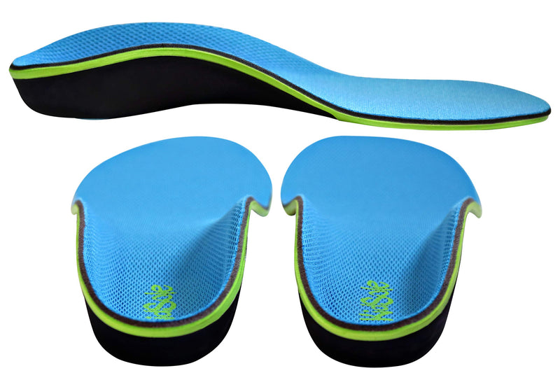 [Australia] - KidSole Stealth Fighter: High Arch Support Insole. Slim Profile, Strong Arch, Soft Memory Foam Top & Lightweight Design. Inward/Falling Ankle Correction ((24 cm US Kid's Size 3-6)) (24 CM US Kid's Size 3-6) 