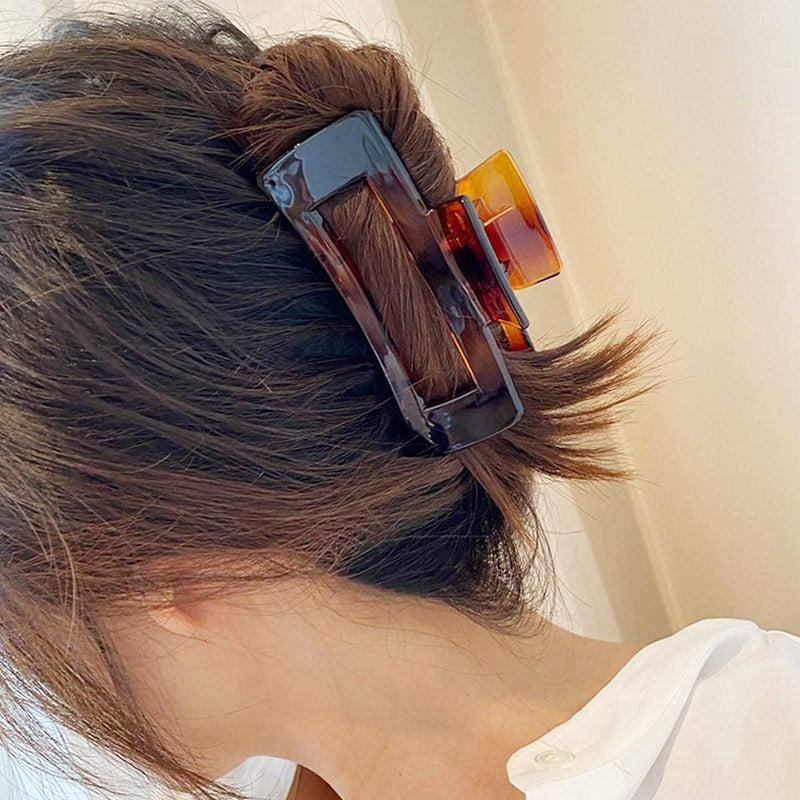 [Australia] - FANTESI 6 Pcs Big Claw Clips, Large Non slip Hair Clip Matte Jaw Clips for Women and Girls 