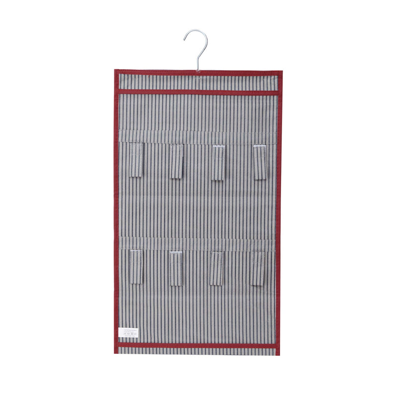 [Australia] - Elegant Home Fashions Jewelry Hanging Organizer, Stripe/Red 