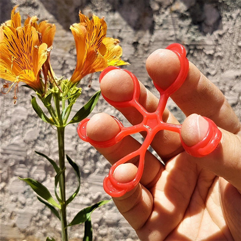 [Australia] - FlexEx Hand Exerciser - 20 Pack Red - Medium Resistance, Made In USA 