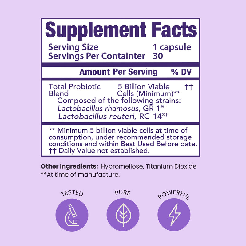 [Australia] - HPD Rx Pro-Fem #1 Vaginal Health Probiotic | Vaginal Probiotics | Clinically Proven to Promote Yeast & PH Balance, Urinary Tract Health | Feminine Probiotics | Works in 7 Days | 30 Capsules | 1 Pack 30 Count (Pack of 1) 