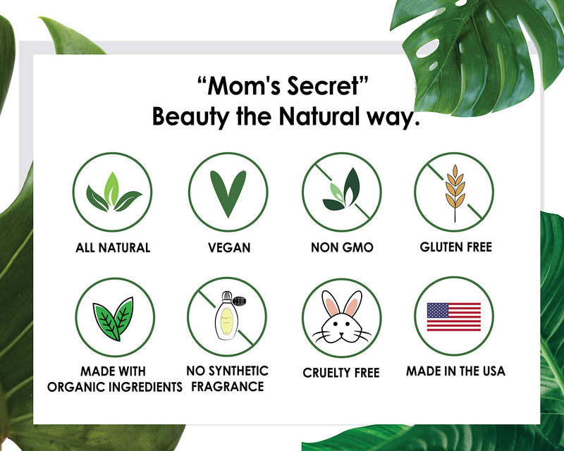 [Australia] - Mom's Secret 100% Natural Eyebrow, Organic, Vegan, Eyebrow Powder, Gluten Free, Cruelty Free, Made in the USA, 2.5 g. (Deep Brown) Deep Brown 