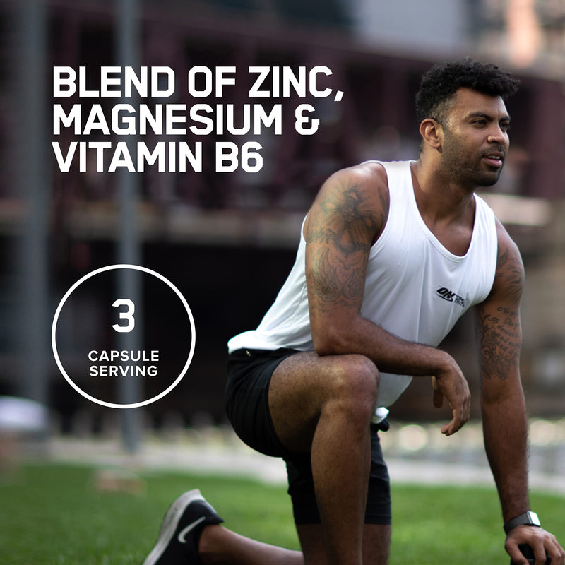 [Australia] - Optimum Nutrition Zinc Magnesium Aspartate, Zinc for Immune Support, Muscle Recovery and Endurance Supplement for Men and Women, Zinc and Magnesium Supplement, 90 Count (Packaging May Vary) 90 Count (Pack of 1) 