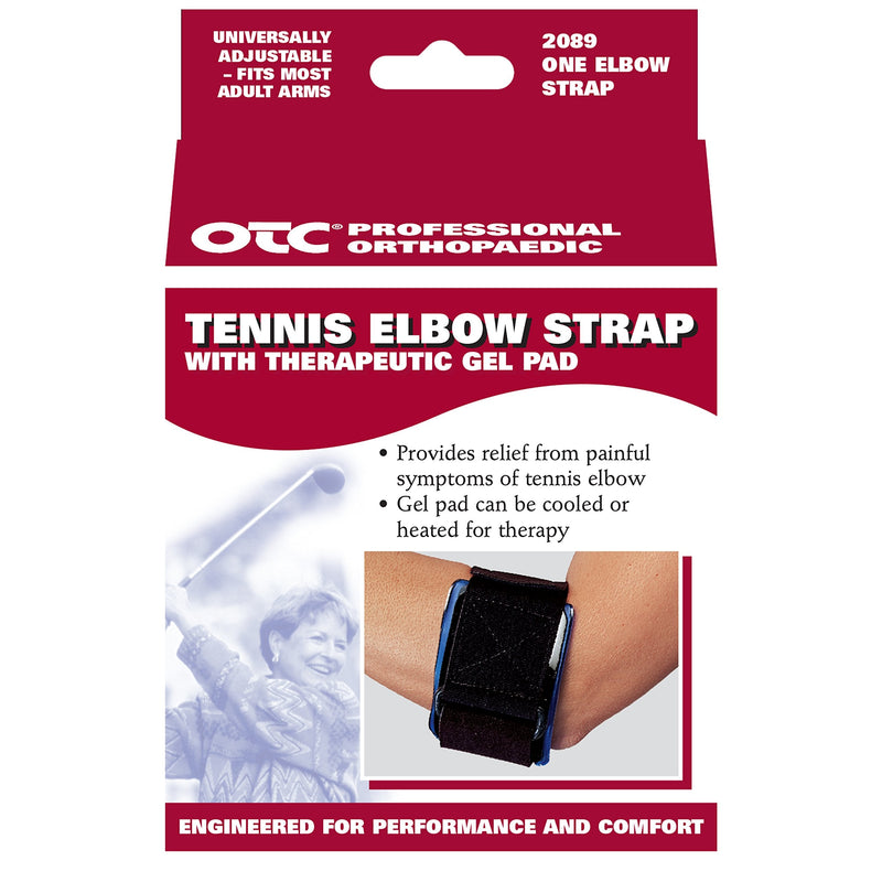 [Australia] - OTC Tennis Elbow Strap, Thrapeutic Gel Pad Insert Black 