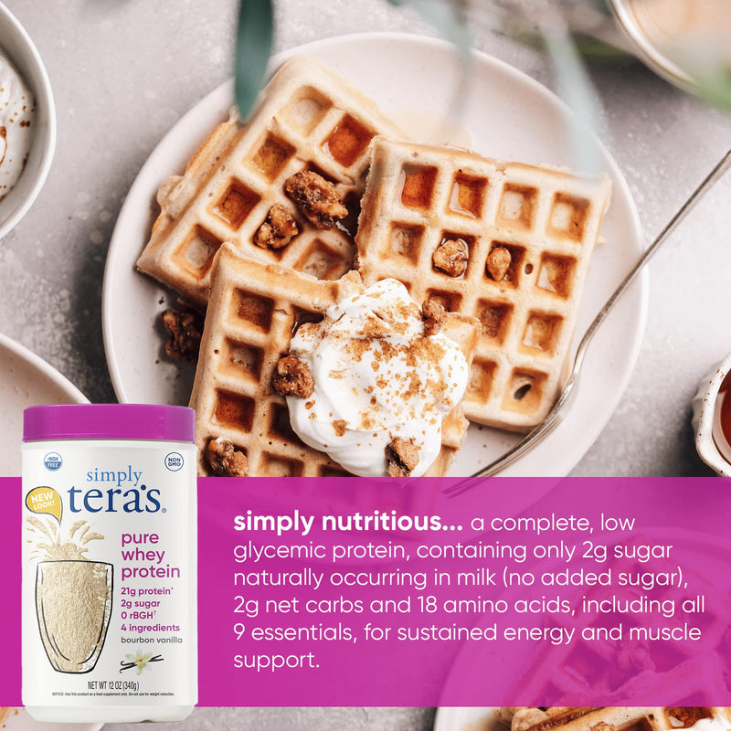 [Australia] - Teraswhey Simply Pure Whey Protein, Bourbon Vanilla, 12 oz,Package May Vary 