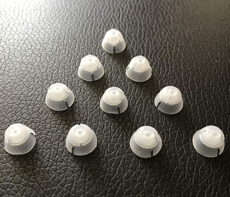 [Australia] - Jungle Care® (9mm Medium * 10pc) Double Layer Magic Hearing Aid Domes Comfortable PSAP (Personal Sound Amplifiers Product) Kit Ear Tips Invisible, Perfect for Open Air (Open fit), except for RIC Medium (Pack of 10) 