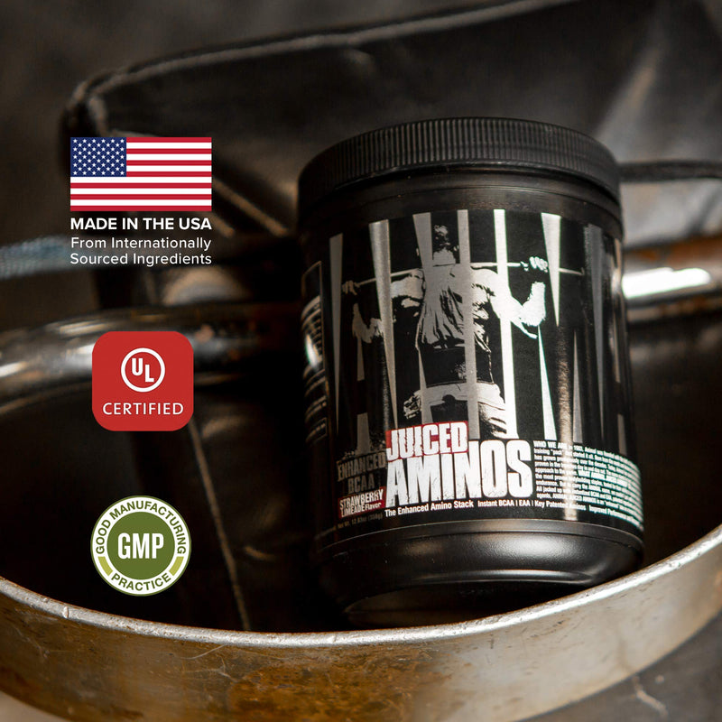 [Australia] - Animal Juiced Aminos - 6g BCAA/EAA Matrix plus 4g Amino Acid Blend for Recovery and Improved Performance - Strawberry Limeade - 30 Servings , 12.9 Ounce 12.9 Ounce (Pack of 1) 