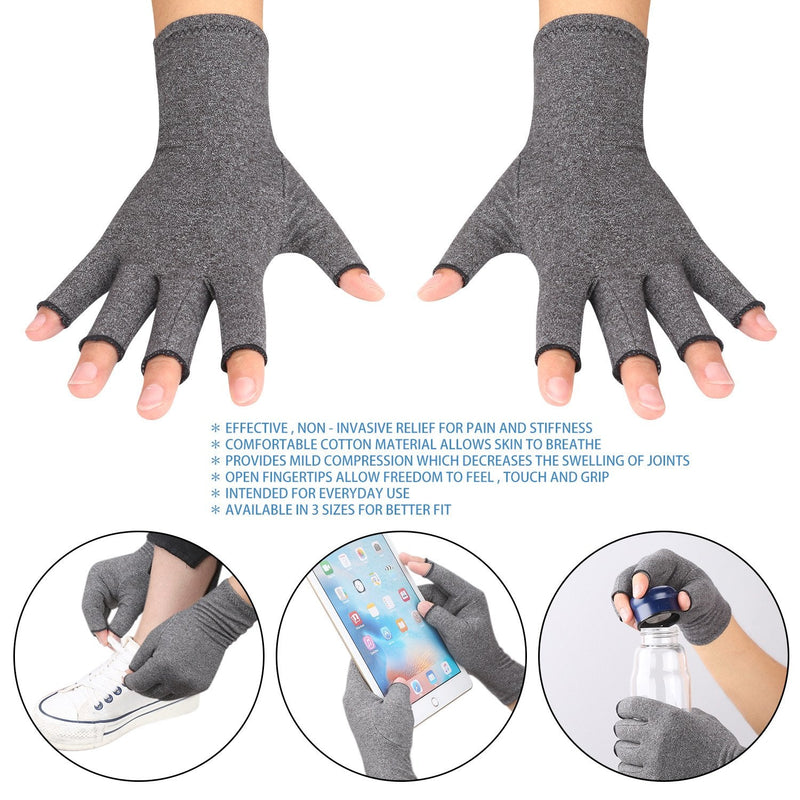 [Australia] - Arthritis Gloves by Sanbo Compression Gloves for Osteoarthritis Hand Gloves for Men & Women(Small) S 