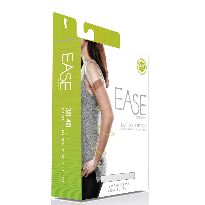 [Australia] - Ease Opaque Lymphedema Firm Arm Sleeve - 30-40 mmHg Sand Large Long 