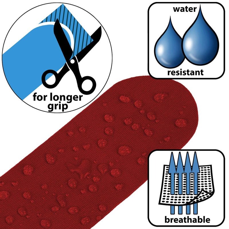 [Australia] - BB Sport 6 Rolls Kinesiology Tape Muscle Support Tape 5 m x 5 cm E-Book Application Examples Muscle Support Elastic Strapping Tape, Colour:red Red 