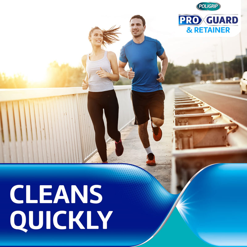 [Australia] - Poligrip Pro Guard Antibacterial Daily Dental Cleaner and Retainer 30 Tablets, 3 Pack 