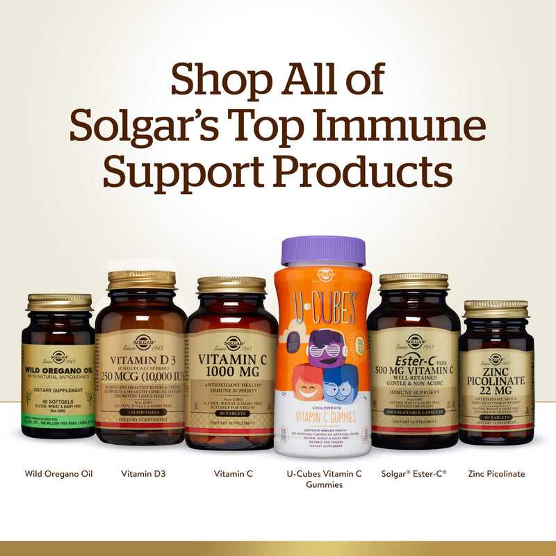 [Australia] - Solgar Ester-C Plus 500 mg Vitamin C (Ascorbate Complex) - Gentle & Non Acidic - Antioxidant & Immune Support - 100 Vegetable Capsules (100 Servings) 100 Count (Pack of 1) 
