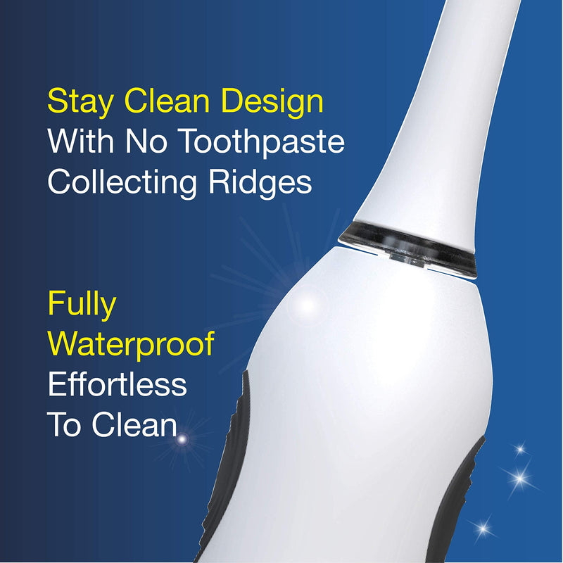 [Australia] - Sonic Electric Toothbrush, Powerful 50 Day Charge, 60 Day Satisfaction Guarantee, Inc 12 Brush Heads Valued £18… 