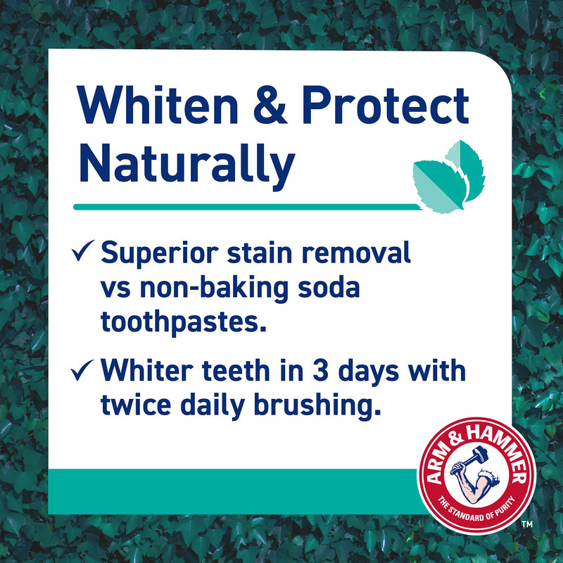 [Australia] - Arm & Hammer 100% Natural Baking Soda Whitening Protection Toothpaste, 75ml 