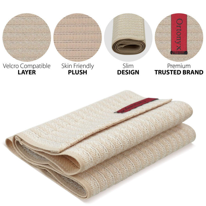 [Australia] - ORTONYX 6.25" Broken Rib Brace Unisex - Elastic Chest Wrap Comppression Support Belt - Rehabilitation of Cracked, Fractured, Dislocated Ribs Post-Surgery Aid L/XXL Beige / ACOX5226-BG-LXXL Large/2X-Large (Pack of 1) 