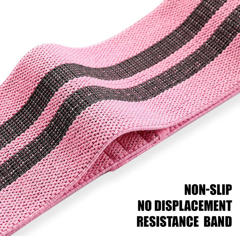 [Australia] - Premium Resistance Bands, Legs and Butt, Non-Slip Booty Bands, Glute Bands, Fabric Resistance Bands, Workout Fitness Bands for Hips & Women/Men/Beginners/Yoga, Athletes Strength Training, Fitness A 