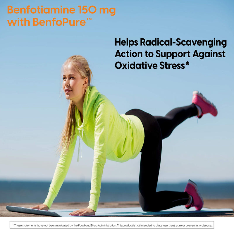 [Australia] - Doctor's Best BenFotiamine with BenfoPure, Non-GMO, Gluten Free, Vegan, Helps Maintain Blood Sugar Levels, 150 mg, 120 Veggie Caps (DRB-00129) 