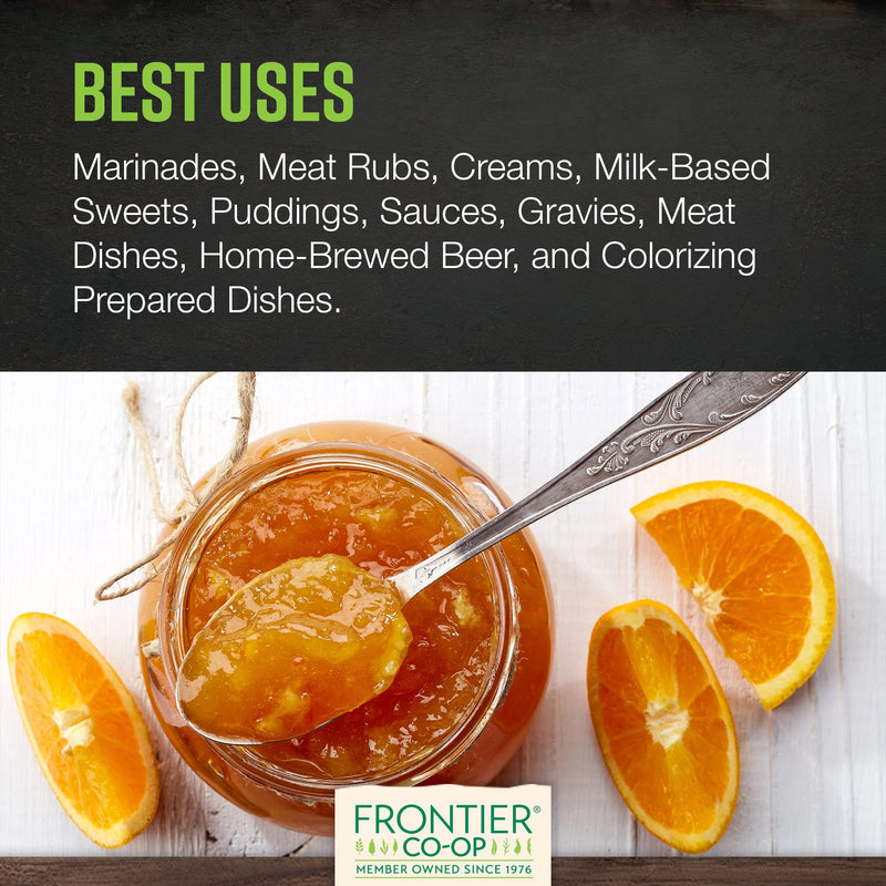 [Australia] - Frontier Orange Peel Granules Certified Organic, 16 Ounce Bag 