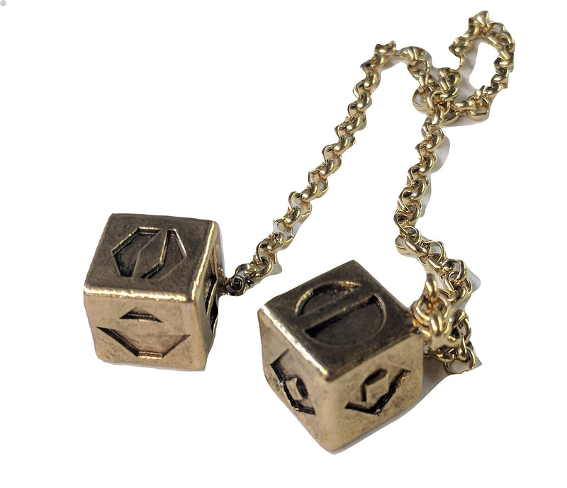 [Australia] - Antiqued Weathered Metal Han Solo Smuggler's Dice with box 