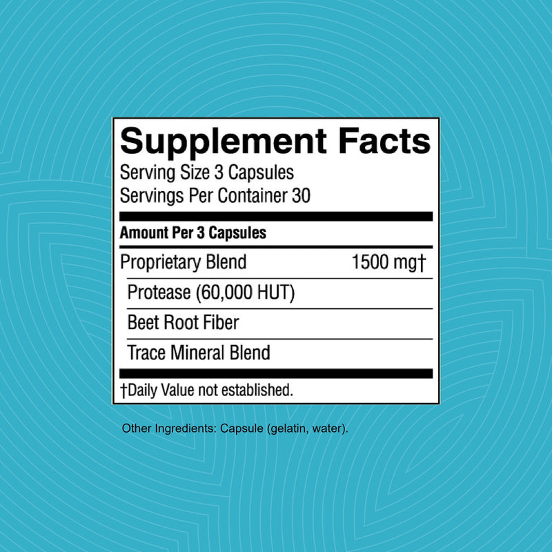 [Australia] - Nature's Sunshine Protease Plus, 90 Capsules | Powerful Digestive Enzyme Supplements with 60,000 HUT Protease to Break Down Proteins and Amino Acids 