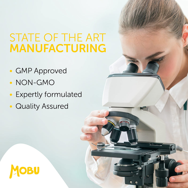 [Australia] - Multivitamin & Iron 120 Tablets for Men & Women | Vitamin A, B, C, D and Iron | Immune Support & Daily Wellbeing Multivitamins with Iron | Vegetarian | MOBU UK 