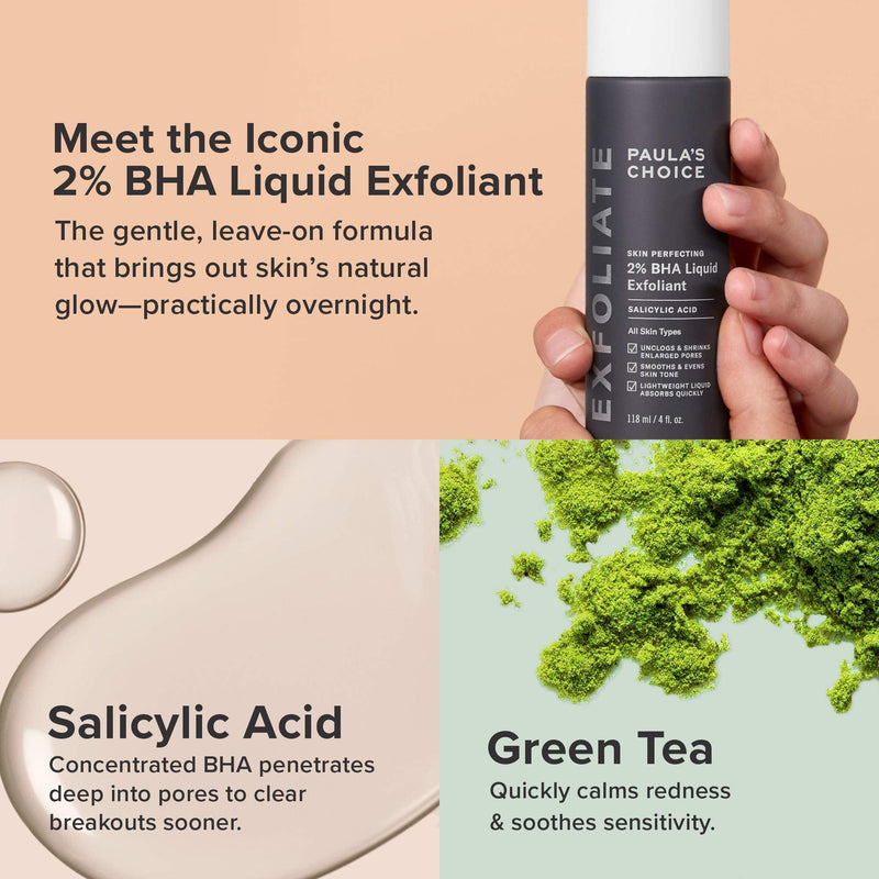[Australia] - Paula's Choice Skin Perfecting 2% BHA Salicylic Acid Liquid Exfoliant - Face Exfoliating Peel Fights Blackheads, Breakouts & Enlarged Pores - Combination, Oily & Acne Prone Skin - 30 ml 