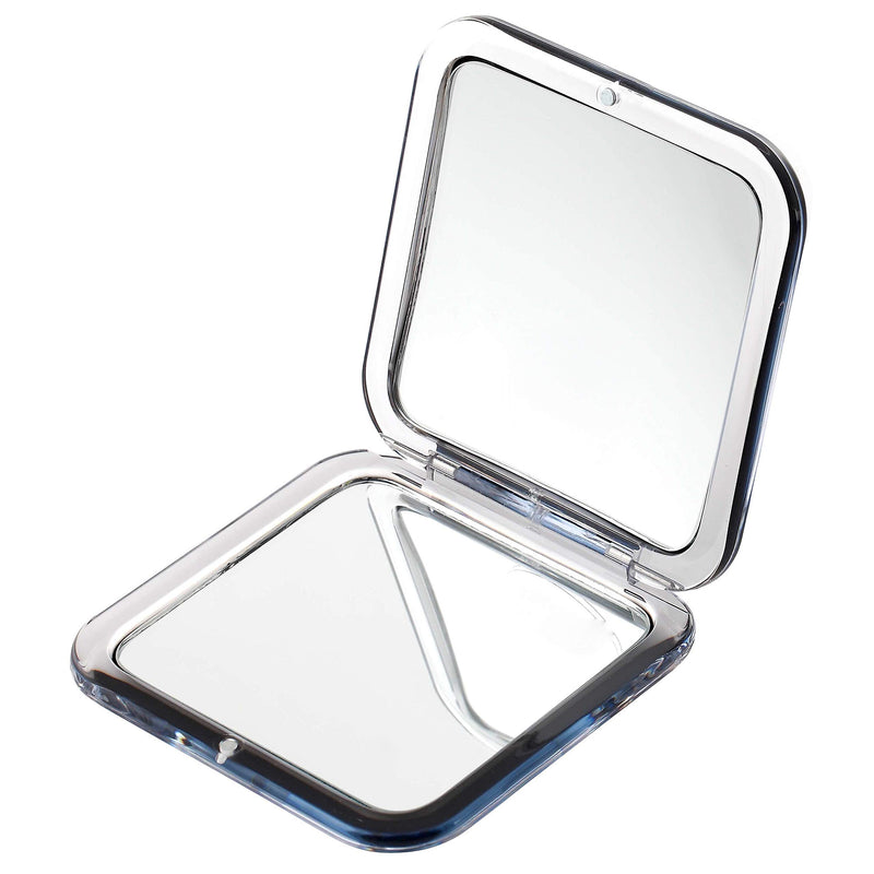 [Australia] - Miss Sweet Compact Mirror for Purse Pocket Mirror True image&5X magnification (Black) Y1 Black 5x/1x 