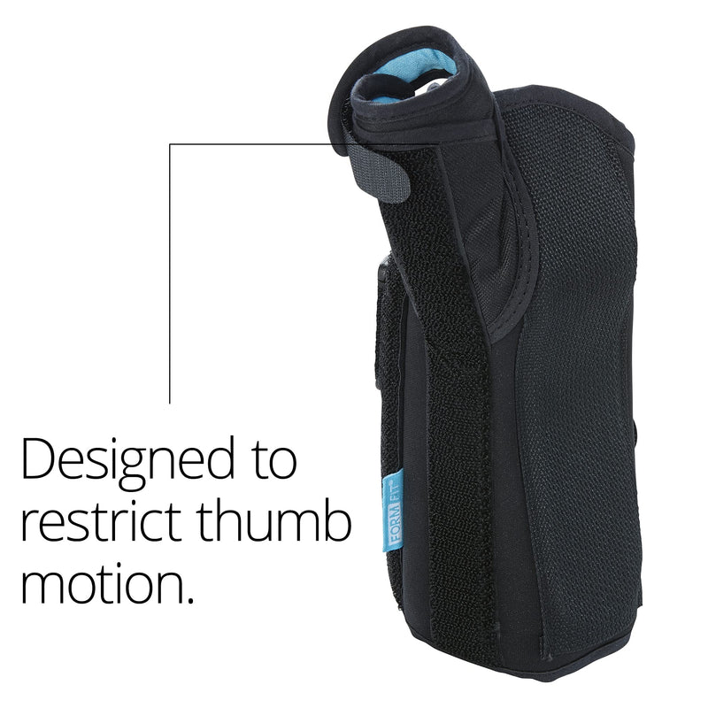 [Australia] - Ossur Formfit Thumb Spica Brace for DeQuervain’s Tendonitis, Arthritis and Gamekeeper’s Thumb | Features Removable Aluminium Stays & Contact Closure Straps | Breathable Material | (Left, Medium) Left - Medium 