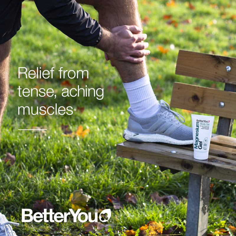 [Australia] - BetterYou Magnesium Body Gel, Natural Source of Magnesium Chloride, Transdermal Magnesium Body Gel, For use on Joints and Muscles to Supprt Relaxation, 150ml Single 